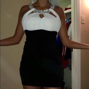 Black and White Formal Desss